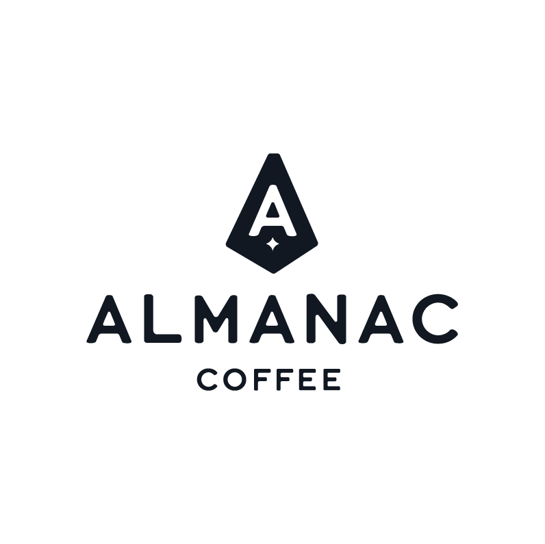 Almanac coffee logo.