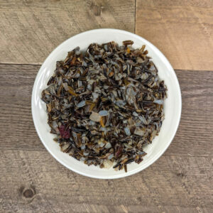 Autumn wild rice in bowl