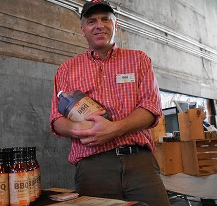Andy Wright, owner of Triple Crown BBQ Sauce