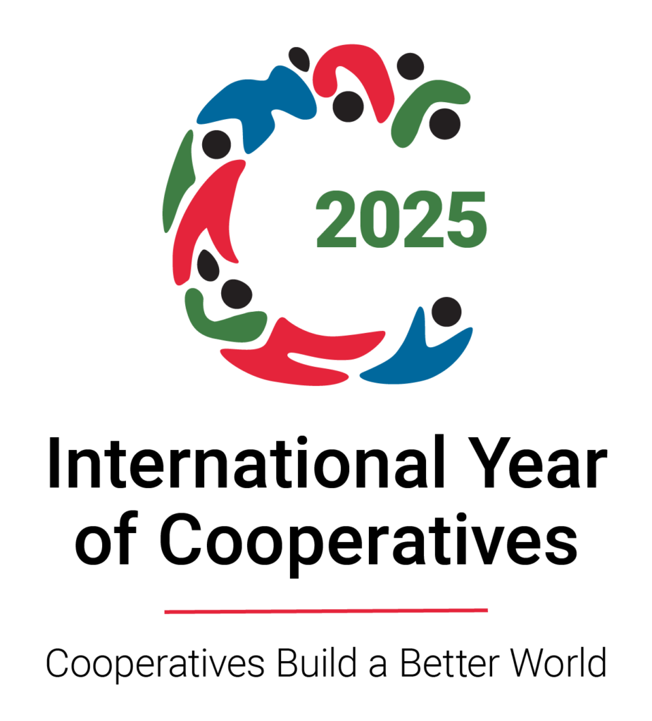 International Year of Cooperatives 2025 logo with tagline "Cooperatives Build a Better World."